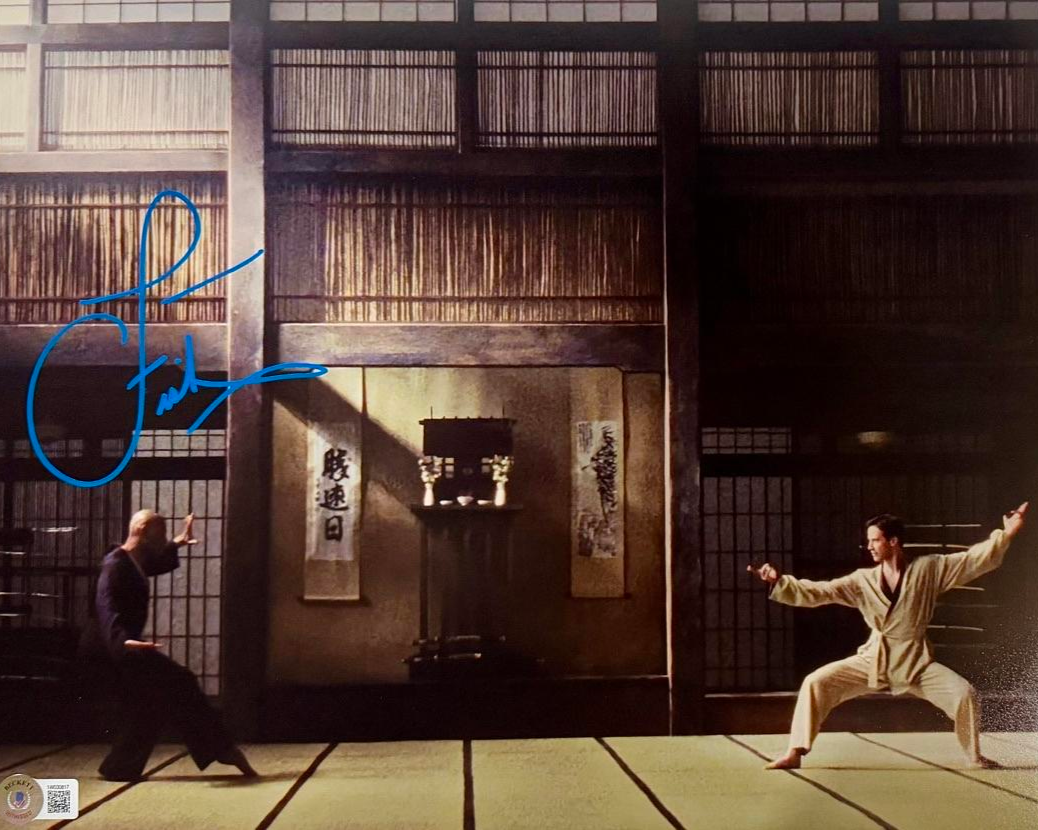 Laurence Fishburne Signed 11x14 Photo (Matrix) - Beckett COA